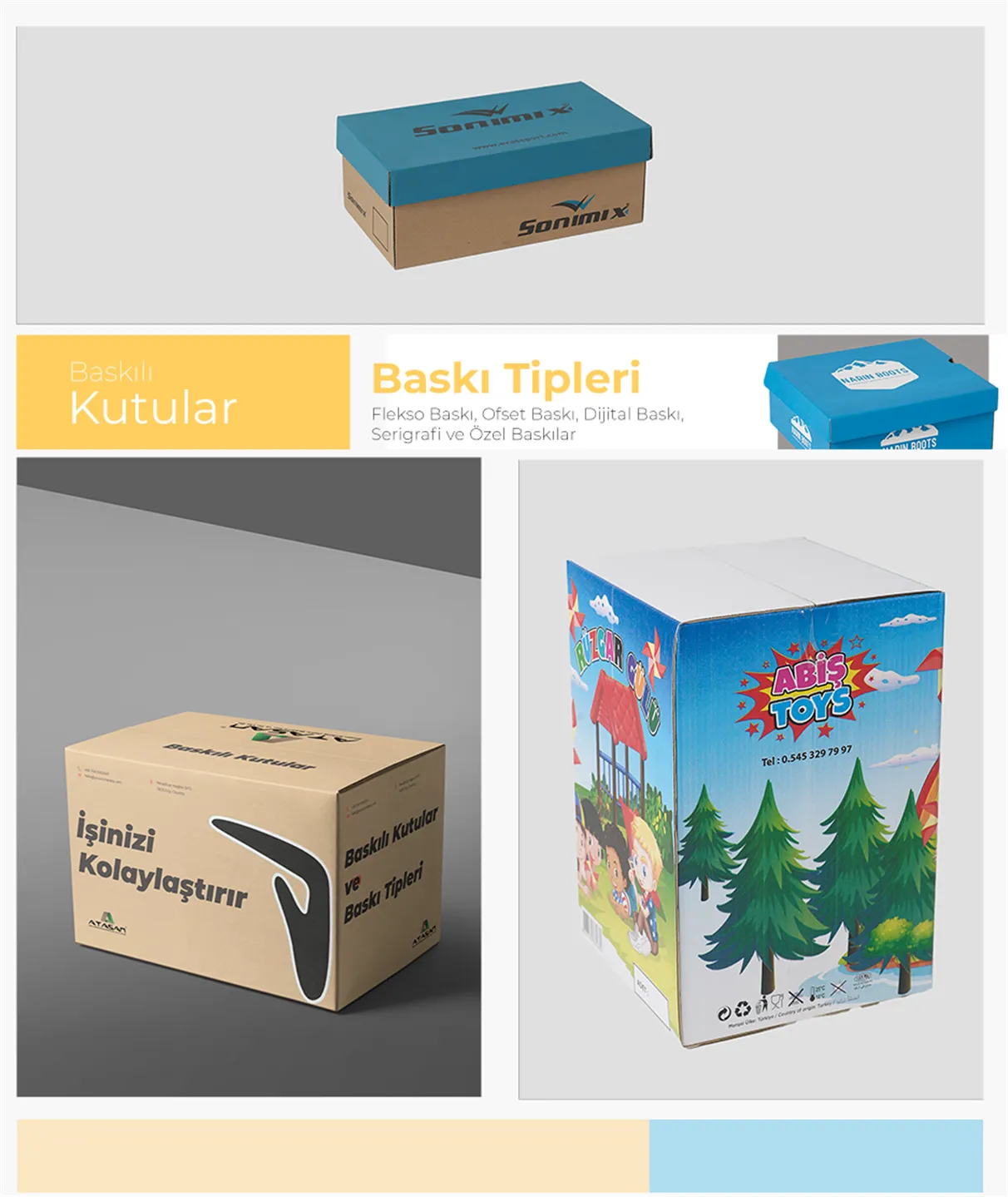 Baskılı Kutular ve Baskı Tipleri